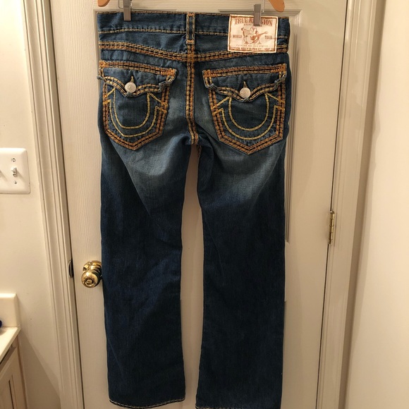 True Religion Billy Super T Jeans Gold 